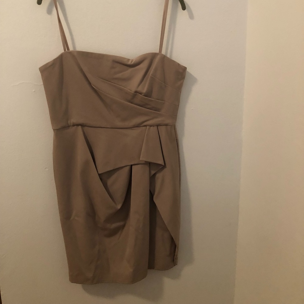 BCBG Nude Strapless Short Dress - NEW!